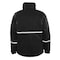 Game Workwear Men's Parka Jacket, 100% Oxford Nylon Outer Shell, Full Zip to Top of Collar, Black, 4XL 4750 - alternate 2